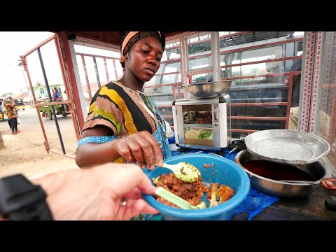 7-Hour GHANA STREET FOOD ROAD TRIP!! Driving to Mole National Park | Ghana