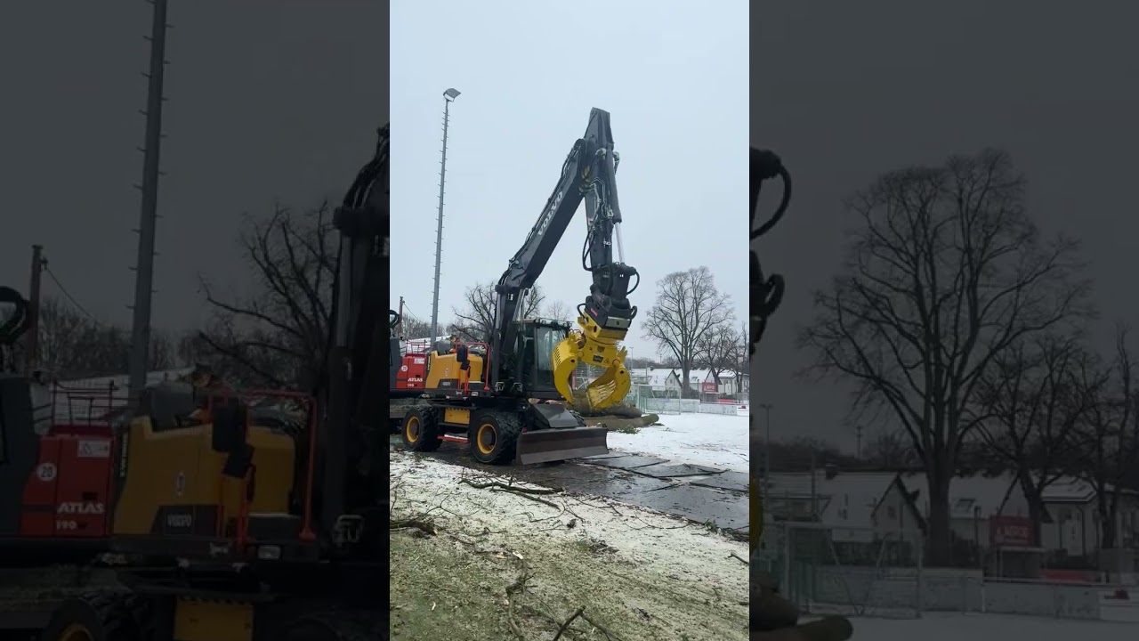 Baumpflege Elster GmbH Baumfällung Unterföhring Rotex AG K-MAX Hubschrauber 