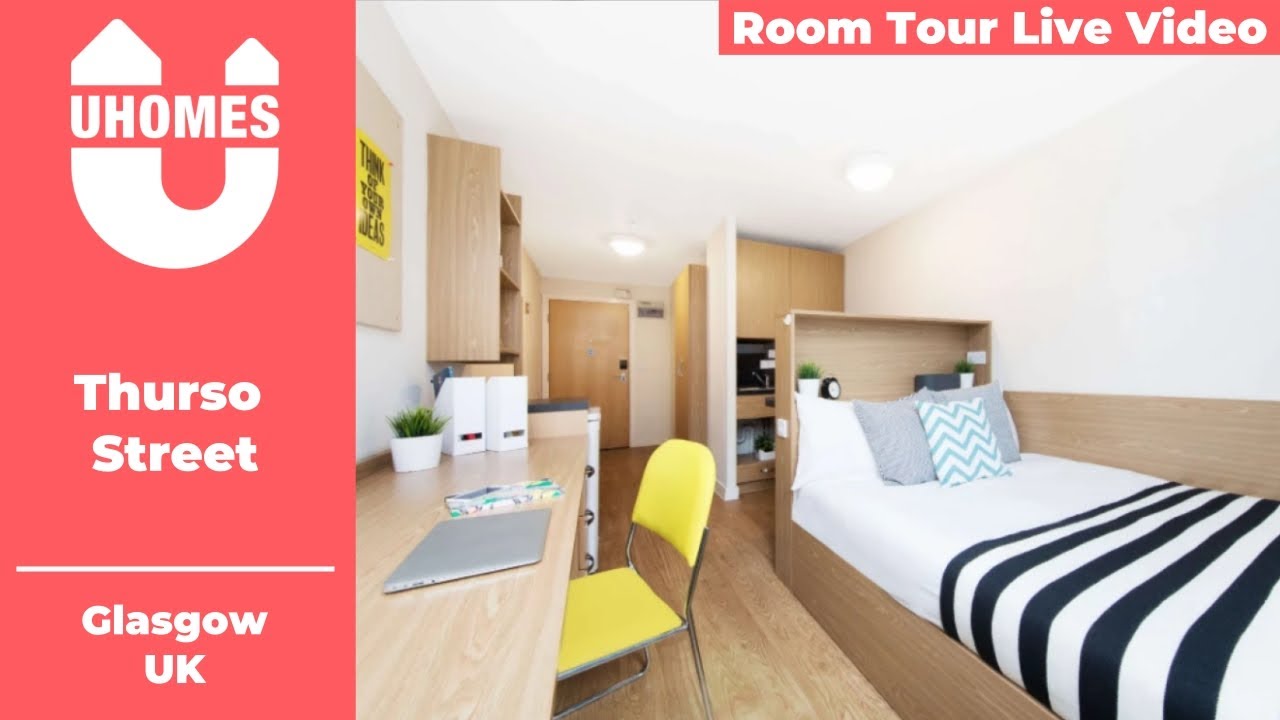 The Modern Student Accommodation In Glasgow - Thurso Street [Room Tour]