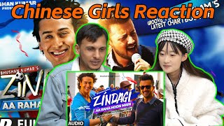 Chinese girls reaction on Zindagi Aa Raha Hoon Main FULL VIDEO Song | Atif Aslam,|T-Series