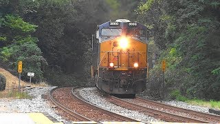 CSX Train D765 Awesome Crew Shouting Me Out!!!