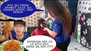 SALON WARIA. CARA POTONG RAMBUT BOB NUNGGING. NYOBAIN MIE PEDAS KOREA