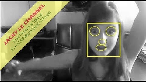 Face recognition openCV with eye nose and mouth real time tracking full source code OpenCV