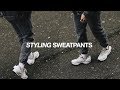 STYLING SWEATPANTS ft. Cole Buxton Warm Up Pants / Men’s Street Style