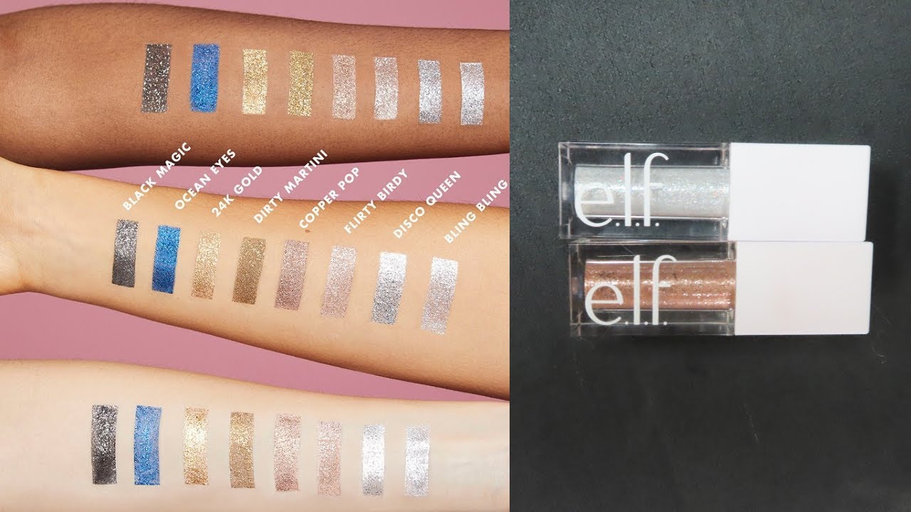 elfbar elfa kaufen e.l.f. Liquid Glitter Eyeshadow, Disco Queen, 0.10 fl oz Ingredients and  Reviews main image 0