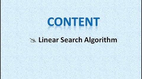 TN 12th computer science chapter-4 Algorithmic Strategy (part 4) Linear search algorithm