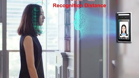 WiFi Waterproof Long Distance Dynamic Live Face Recognition Time Attendance & Access Control Camera