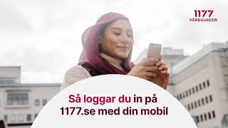 Så loggar du in på 1177.se med din mobil