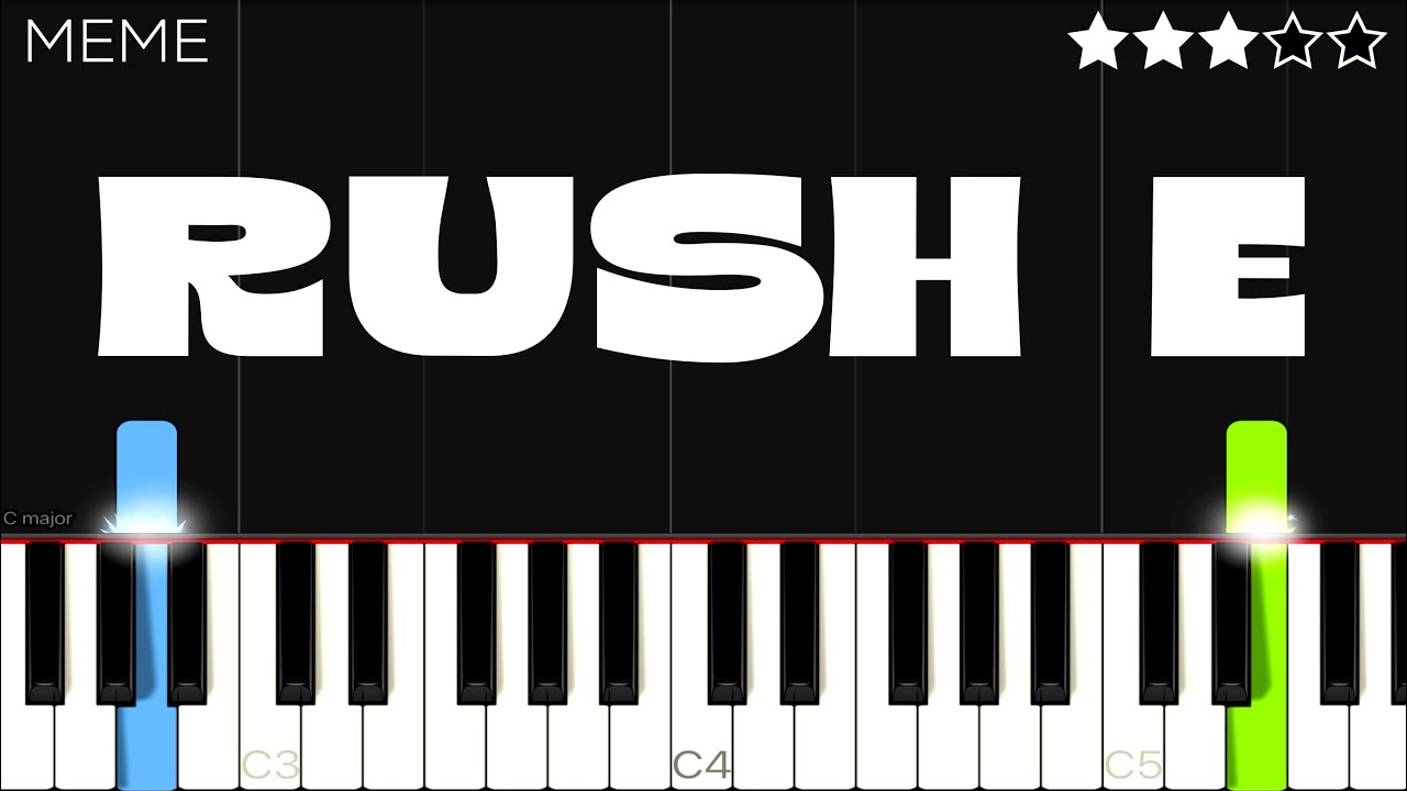 Rush E - Intermediate Piano Tutorial - Youtube