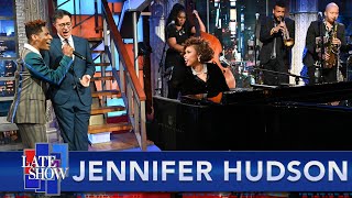 Jennifer Hudson, Jon Batiste, And Stephen Perform "(You Make Me Feel Like) A Natural Woman"