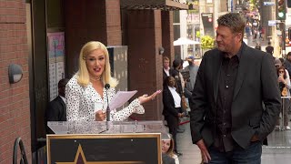 Gwen Stefani speech at Blake Shelton&#39;s Hollywood Walk of Fame Star ceremony