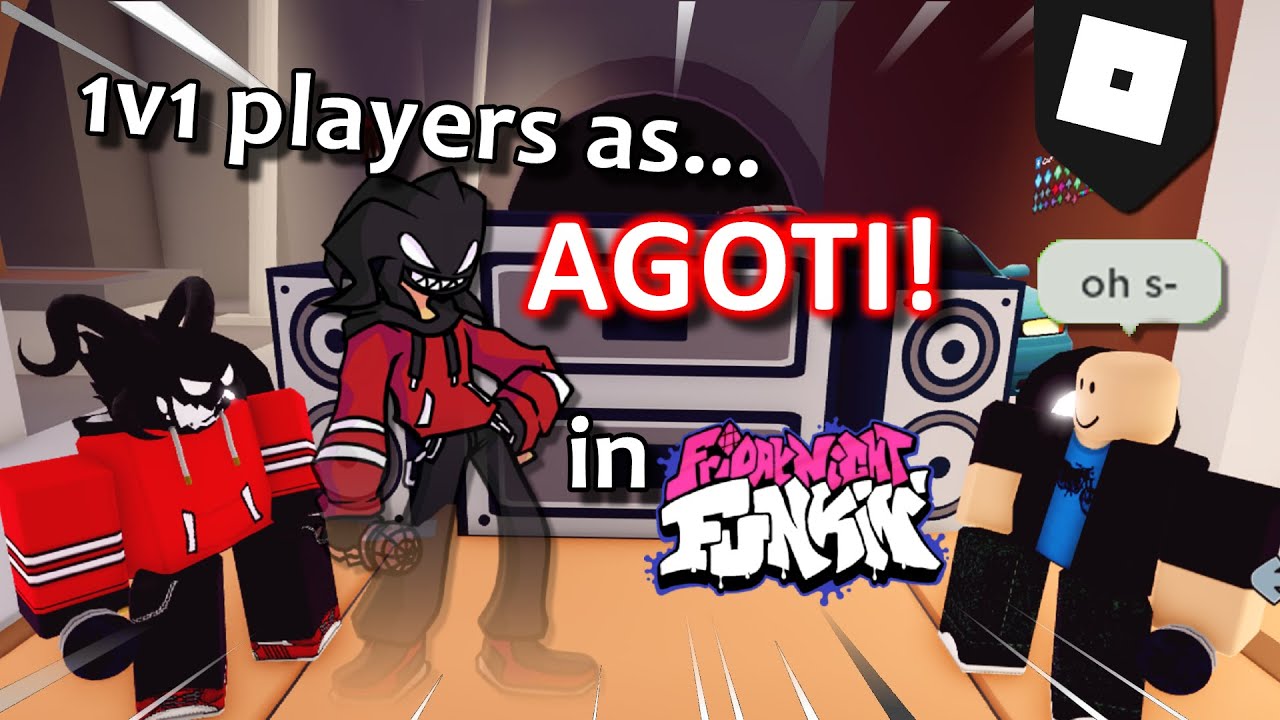 I 1v1 D Players As AGOTI In ROBLOX Friday Night Funkin YouTube 