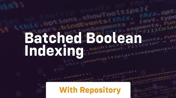 batched boolean indexing