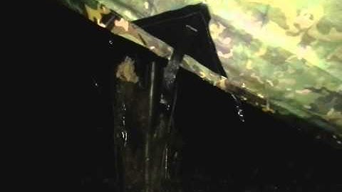 Prvá nocovačka s/First overnight with DD Tarp 3x3 multicam 15. sept. 2015