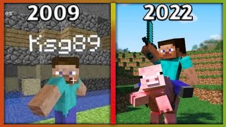 Evolution Of Minecraft 2009-2022