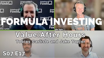 Formula Investing: Schwartz and Hanauer compare the Magic Formula and Acquirer’s Multiple  | S07 E17