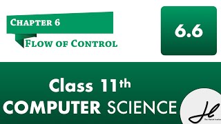 6.6 Nested  Loops  || Computer science class 11 || ch-6