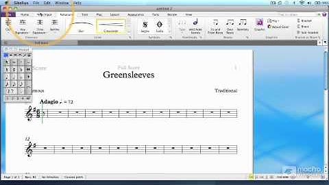 Sibelius 7 101: Lead Sheet Project - 4. Navigating the Ribbon