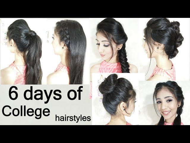 4 Easy Ponytail Hairstyles For School, College, Office | Quick & Easy  Hairstyles For Medium & Long Hair | Upgrade your regular ponytails with  these 4 unique tweaks! | By Glamrs |