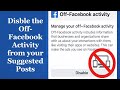 Stop Facebook from Using Your Activity on Other Sites