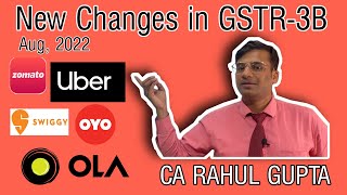 New Change GSTR-3B August 2022 || E-Commerce Operators || Section 9(5) Notifications || Wealth