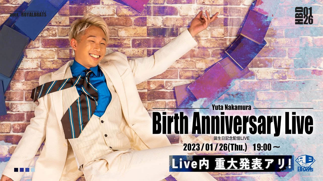Yuta Nakamura Birthday Anniversary LIVE - YouTube