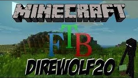 Minecraft Direwolf20 1.6.4 Lets Play Series- Episode 3 Ender tank+Nether and better tools