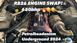 Full engine swap on my R34!! Petrolheadonism Underground 2024