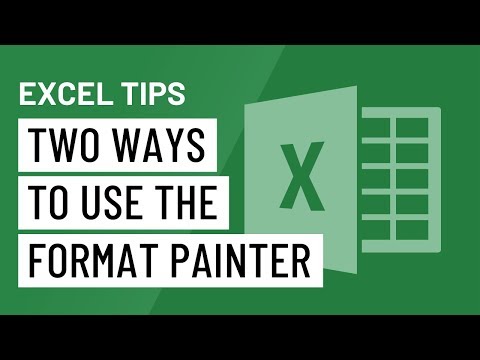 Excel Quick Tip: Two Ways to Use the Format Painter