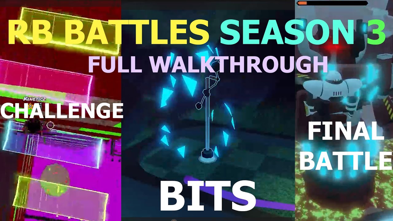 RB BATTLES SEASON 3 FULL WALKTHROUGH! CHALLENGES, BITS, & FINAL BATTLE! ROBLOX