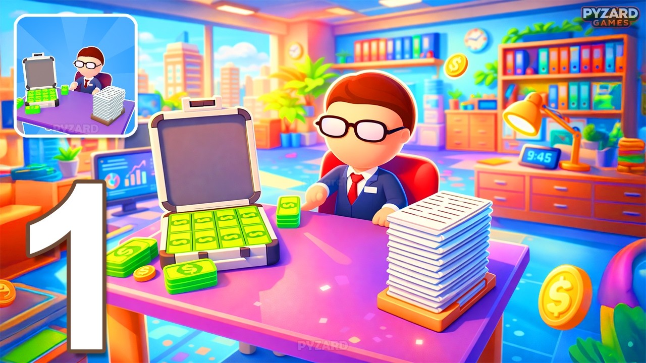 Hyper Office - Gameplay Walkthrough Part 1 - Office Ready Job (Android, iOS)