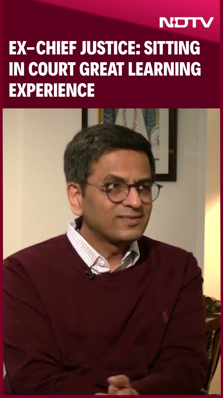Ex-Chief Justice DY Chandrachud: Sitting In Court Great Learning Experience