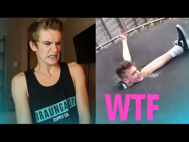 REACTING TO BAD TRAMPOLINE FAILS!