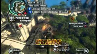 Just Cause 2 HAPPY BUBBLE BLASTER EASTER EGG