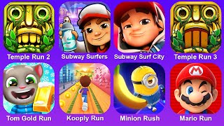 Temple Run 2,Subway Surf,Subway Surf City,Temple Run 3,Tom Gold Run,Kooply Run,Minion Rush,Mario Run screenshot 3