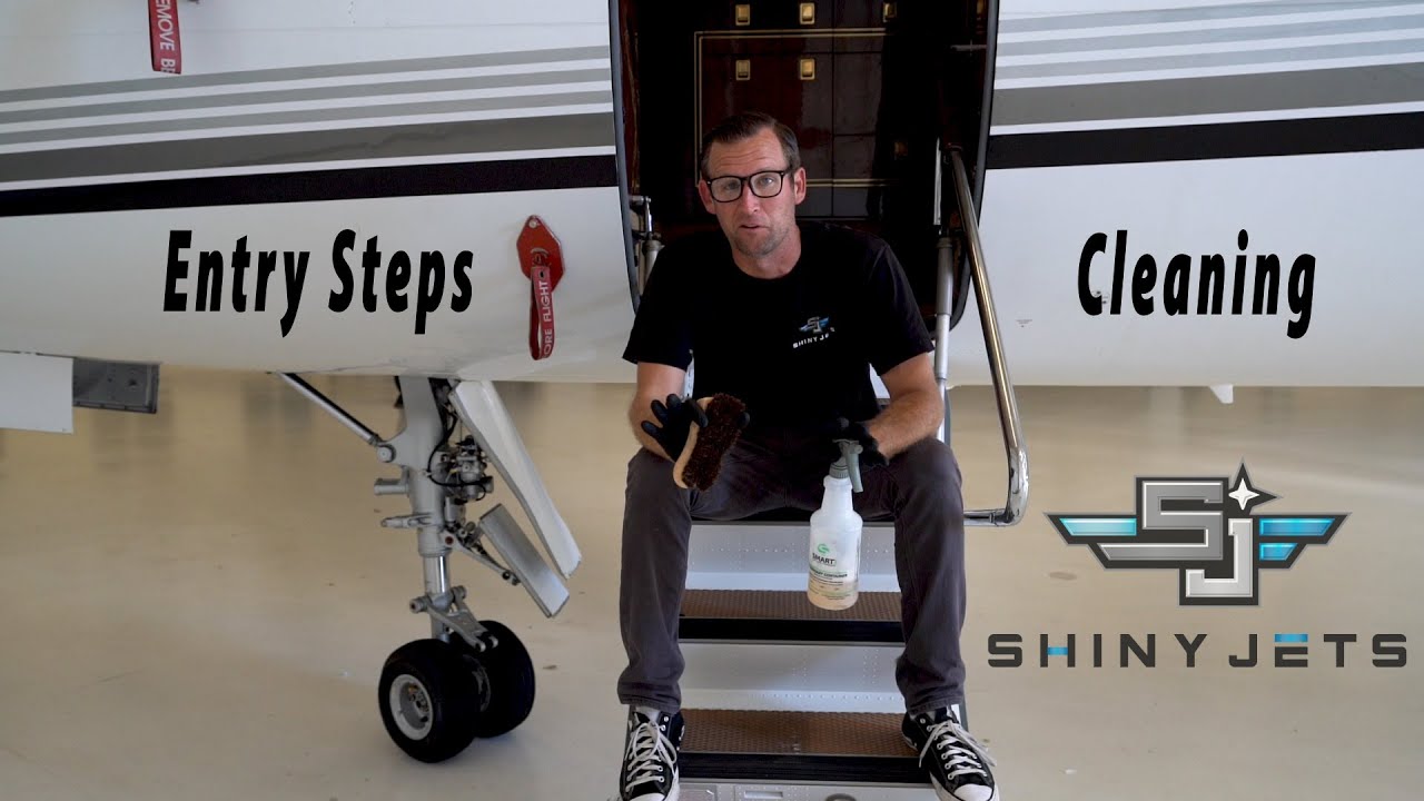 Private Jet Cleaning Entry Steps YouTube