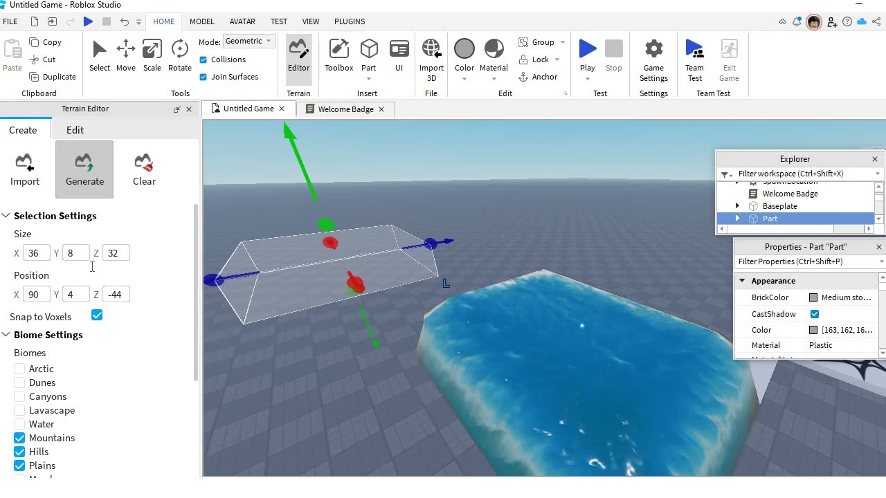 How To Add Water In Your Terrain Roblox Studio Tutorial Easy YouTube 