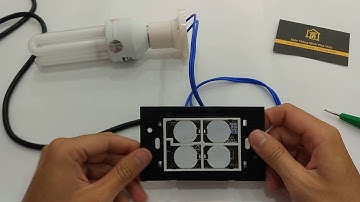 Hướng dẫn lắp đặt và đấu nối dây công tắc Lumi