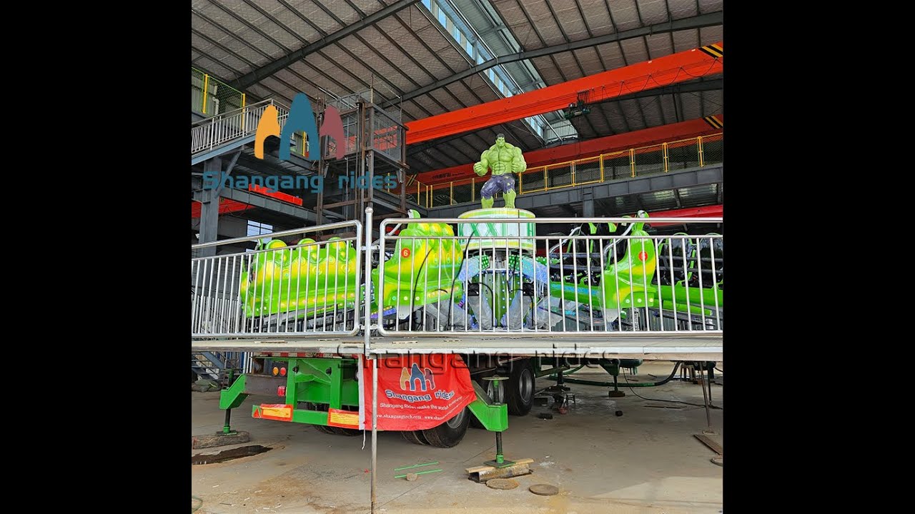 Saltamontes en remolque para ferias from shangang rides