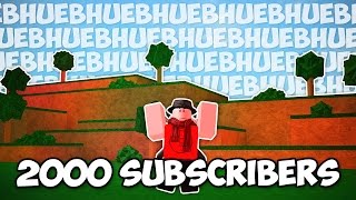 THANKS FOR 2000 SUBSCRIBERS (Roblox and Minecraft) @GuyMonochrome