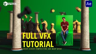Green Screen Full VFX Workflow using Element3d and After Effects 🔥🔥🔥