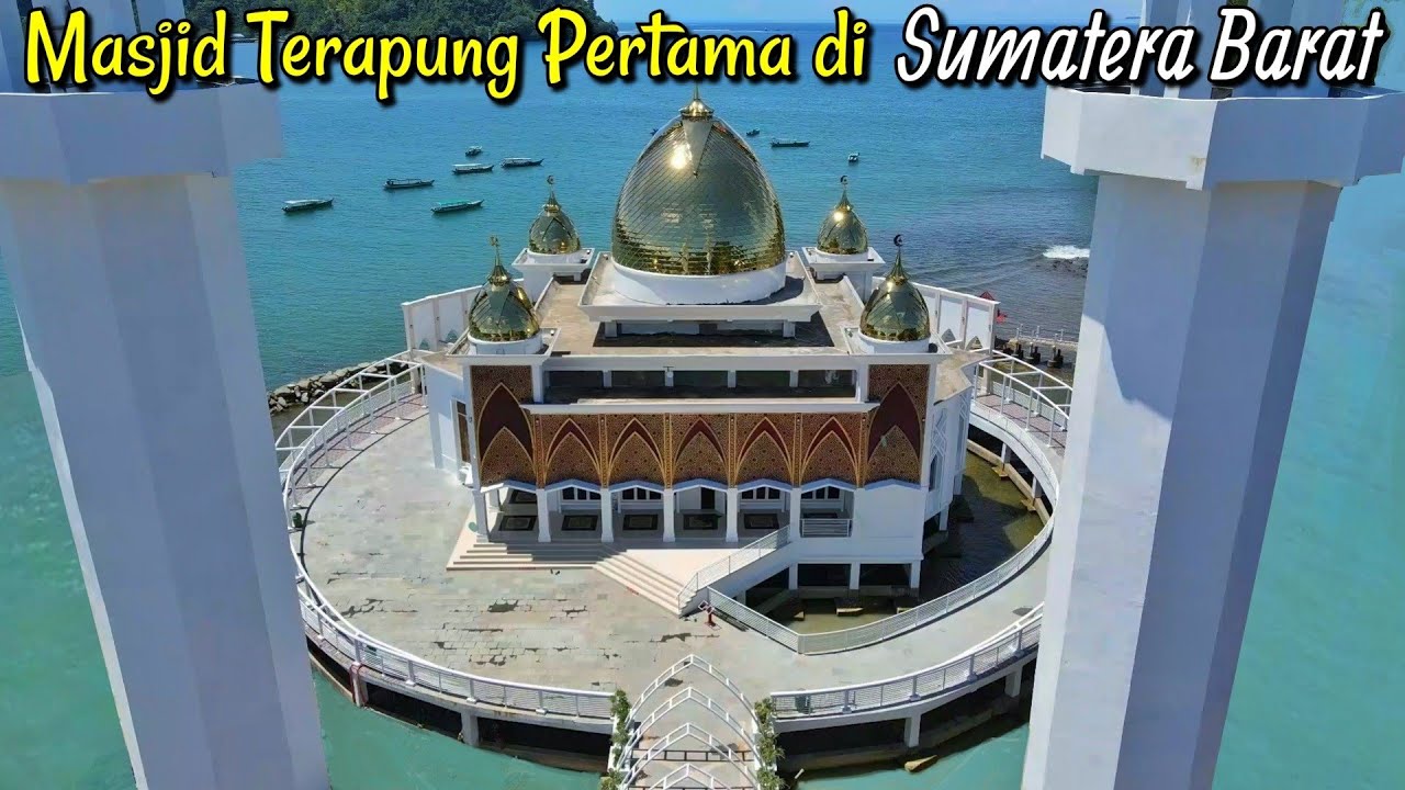 Pesona Masjid Terapung Painan | Terbesar di Sumatera!