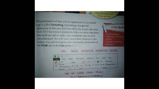 Chapter#2|Formatting data in excel 2013|Reading|Keyboard|Computer|Grade 6|25-Aug-2021|Miss Sania