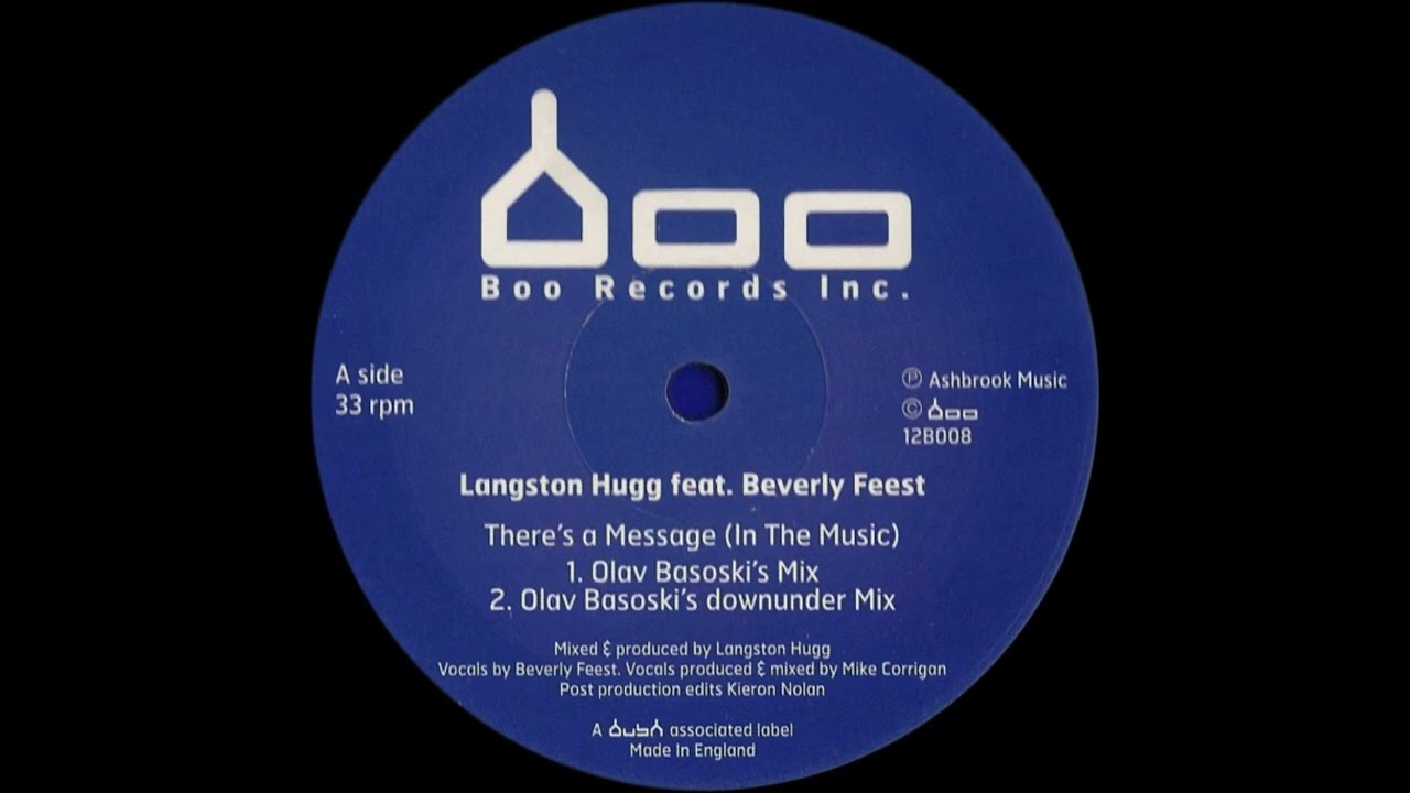 Langston Hugg Feat. Beverly Feest - There's A Message (In The Music) (Phat's And Small Mix)