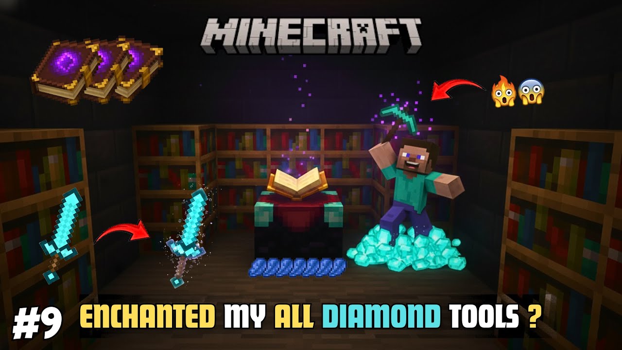 I Enchanted ALL My Diamond Tools in Minecraft! 🔥💎 Minecraft 1.21 - YouTube