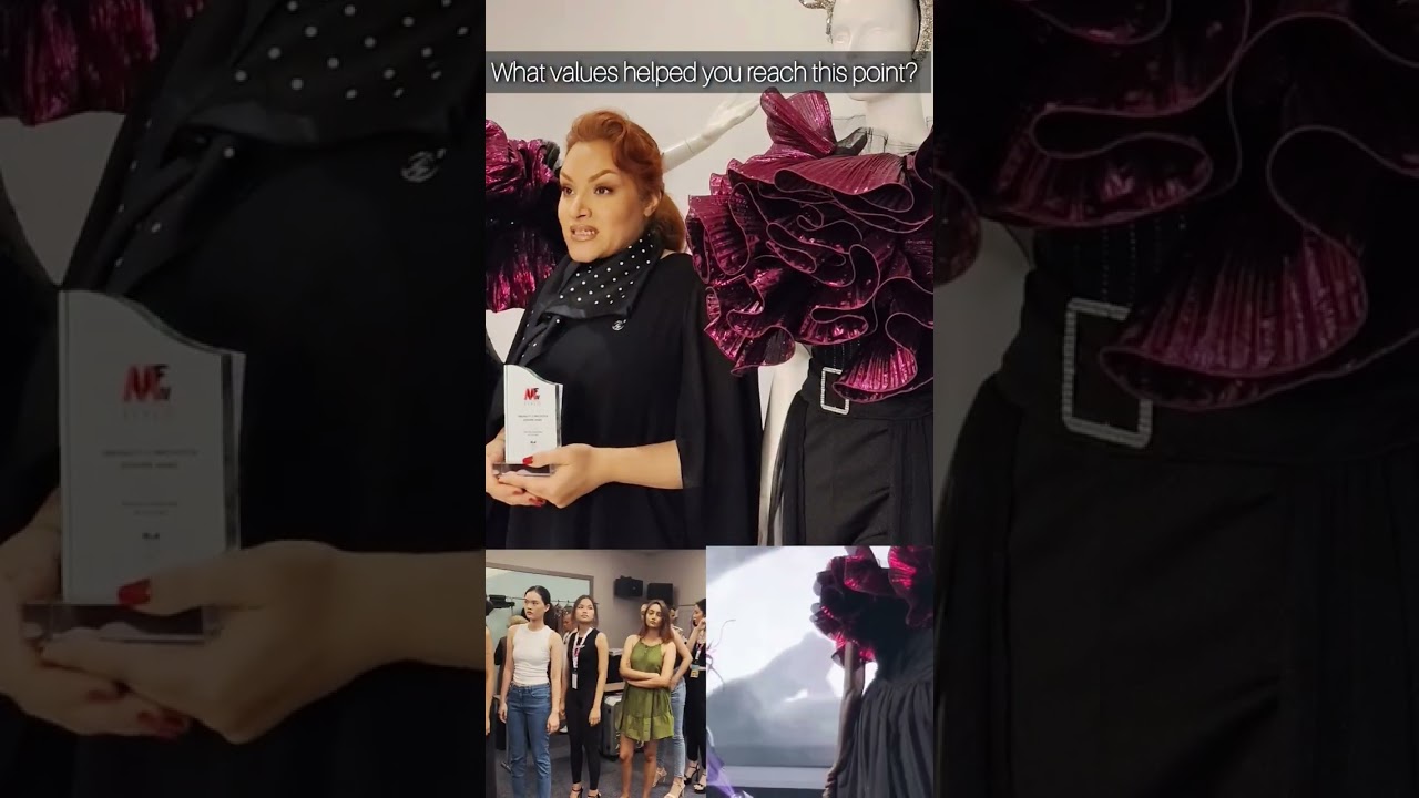 FARAMAS brand receiving MFWSTYLO "Originality & Innovation Award"