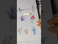 “Simple Sunflower Painting 🌻 | Easy Mini Watercolor Art | Relaxing Painting Shorts”. #shorts