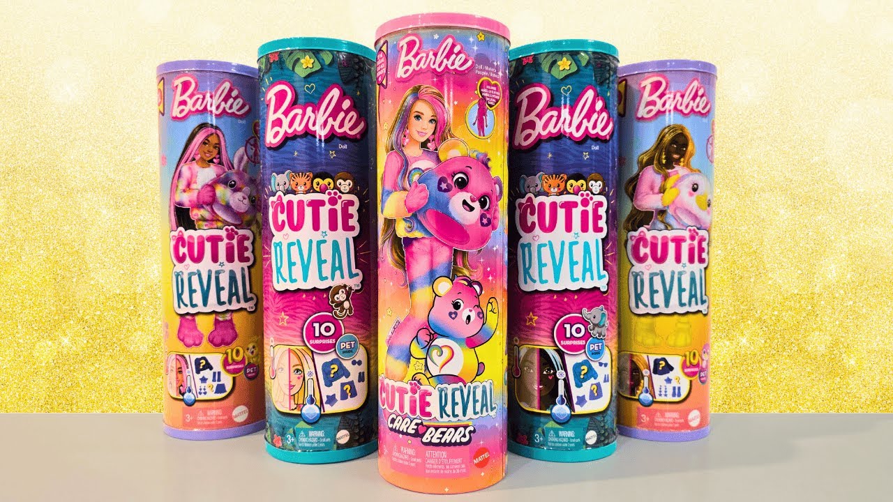 barbie-cutie-reveal-asmr-unboxing-toys-30-minutes-50-mystery