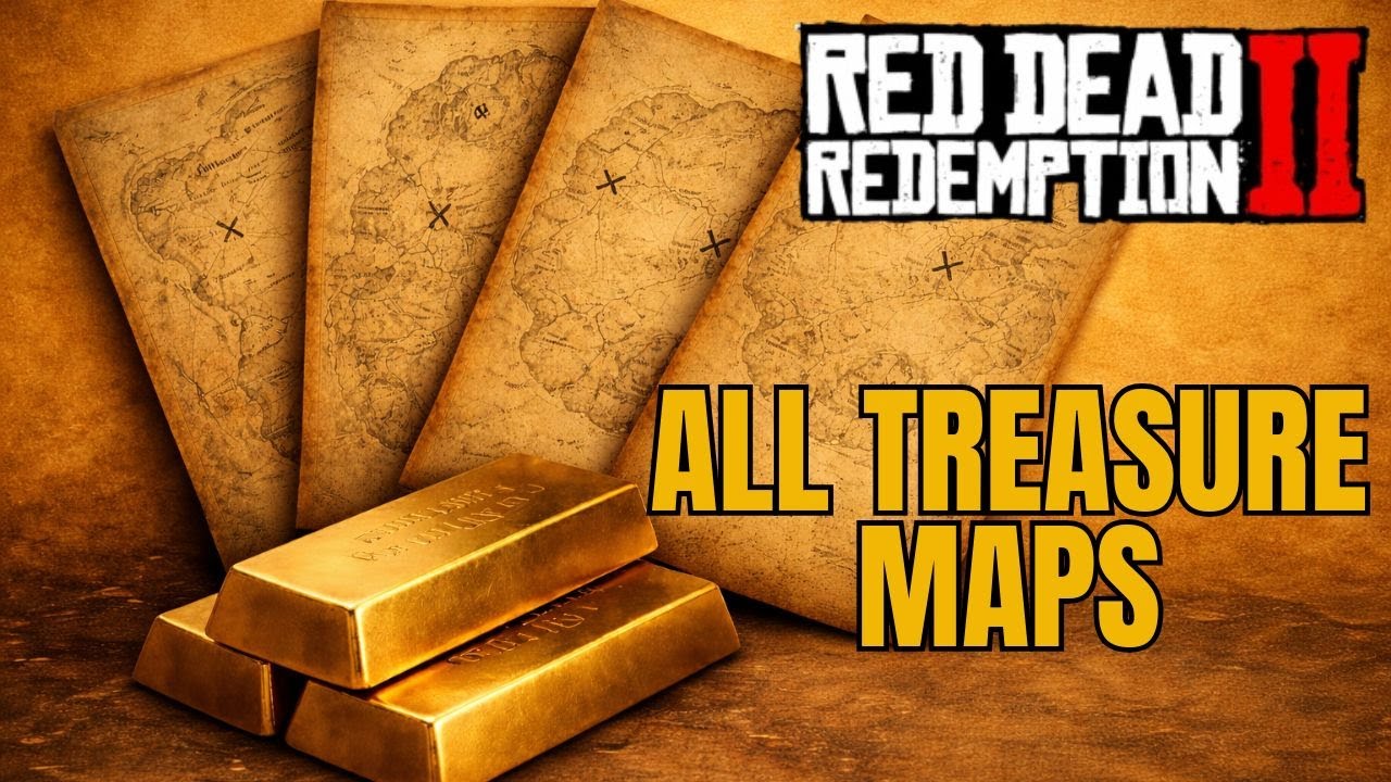 Red Dead Redemption 2 – All Treasure Map Locations & Rewards (Full ...