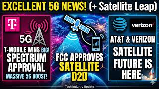 T-Mobile 5G Network News, Big Step For AT&T & Verizon Satellite Too